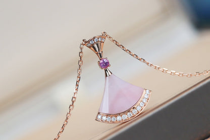 [BloomBling]DREAM NECKLACE PINK MOP DIAMOND
