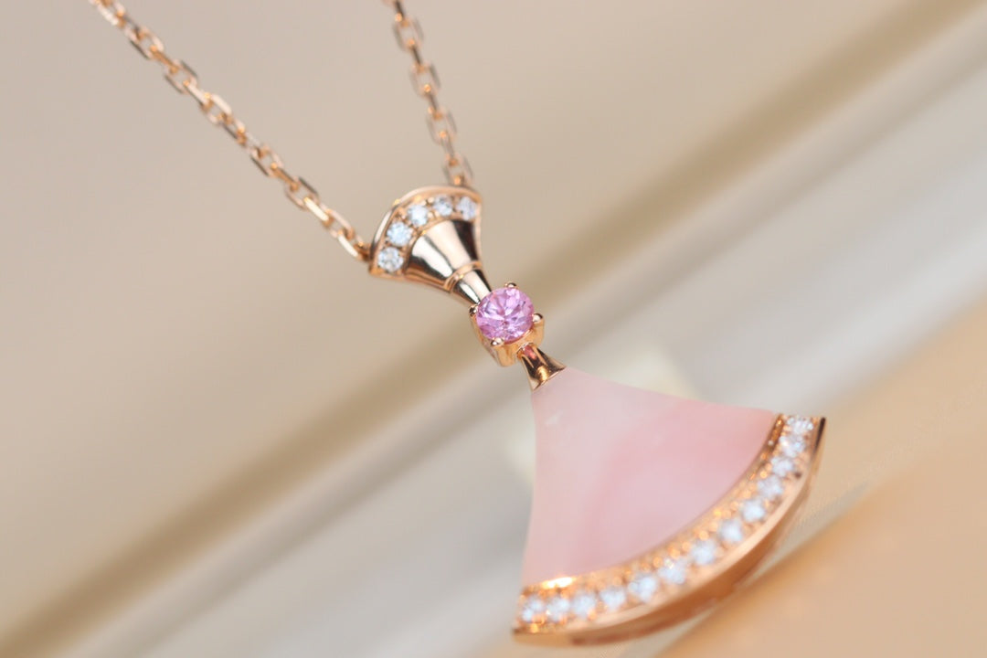 [BloomBling]DREAM NECKLACE PINK MOP DIAMOND