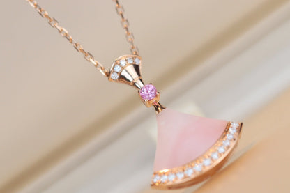 [BloomBling]DREAM NECKLACE PINK MOP DIAMOND