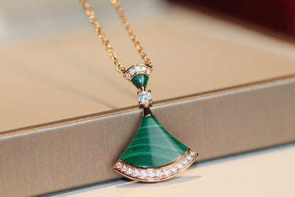 [BloomBling]DREAM NECKLACE MALACHITE DIAMOND
