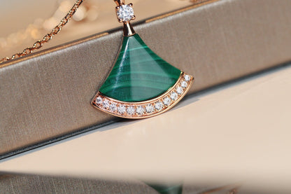 [BloomBling]DREAM NECKLACE MALACHITE DIAMOND