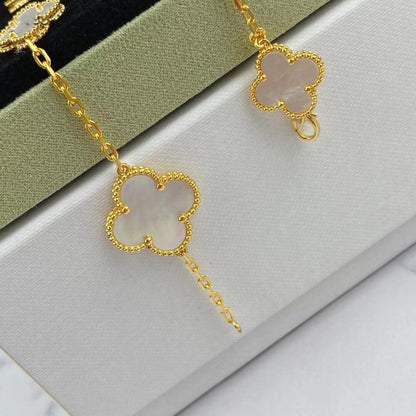 [BloomBling]MAGIC CLOVER MOP GOLD BRACELET 5 MOTIFS