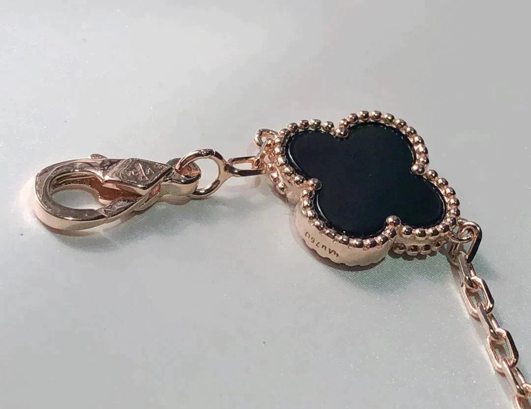 [BloomBling]CLOVER 5 MOTIFS MULTICOLOR  BRACELET