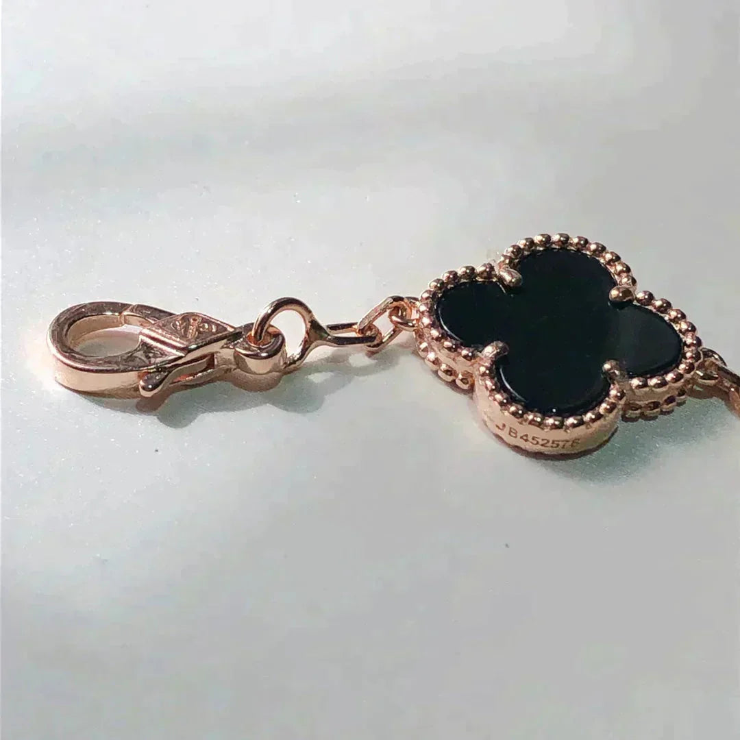[BloomBling]CLOVER 5 MOTIFS MULTICOLOR  BRACELET
