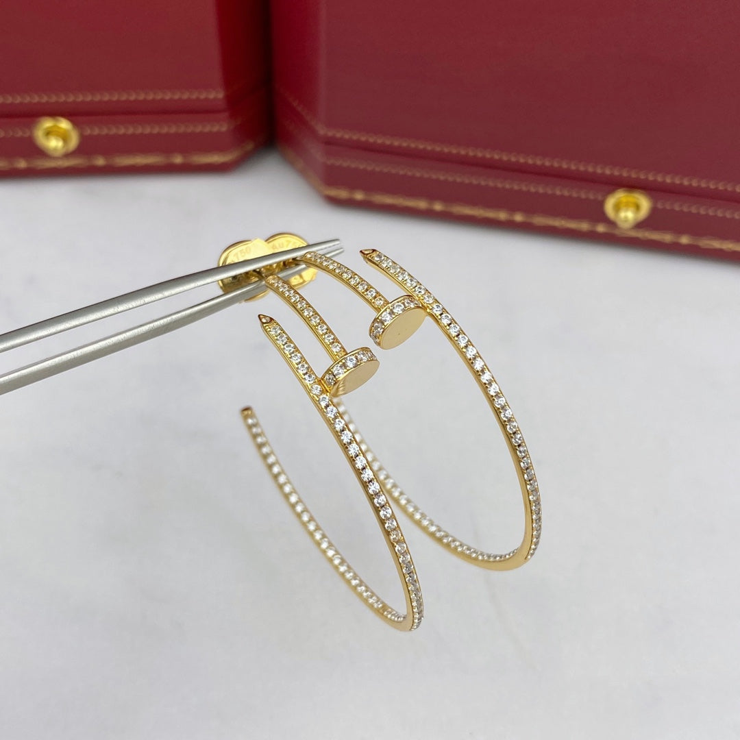 [BloomBling]JUSTE EARRINGS FULL DIAMONDS 1.8MM