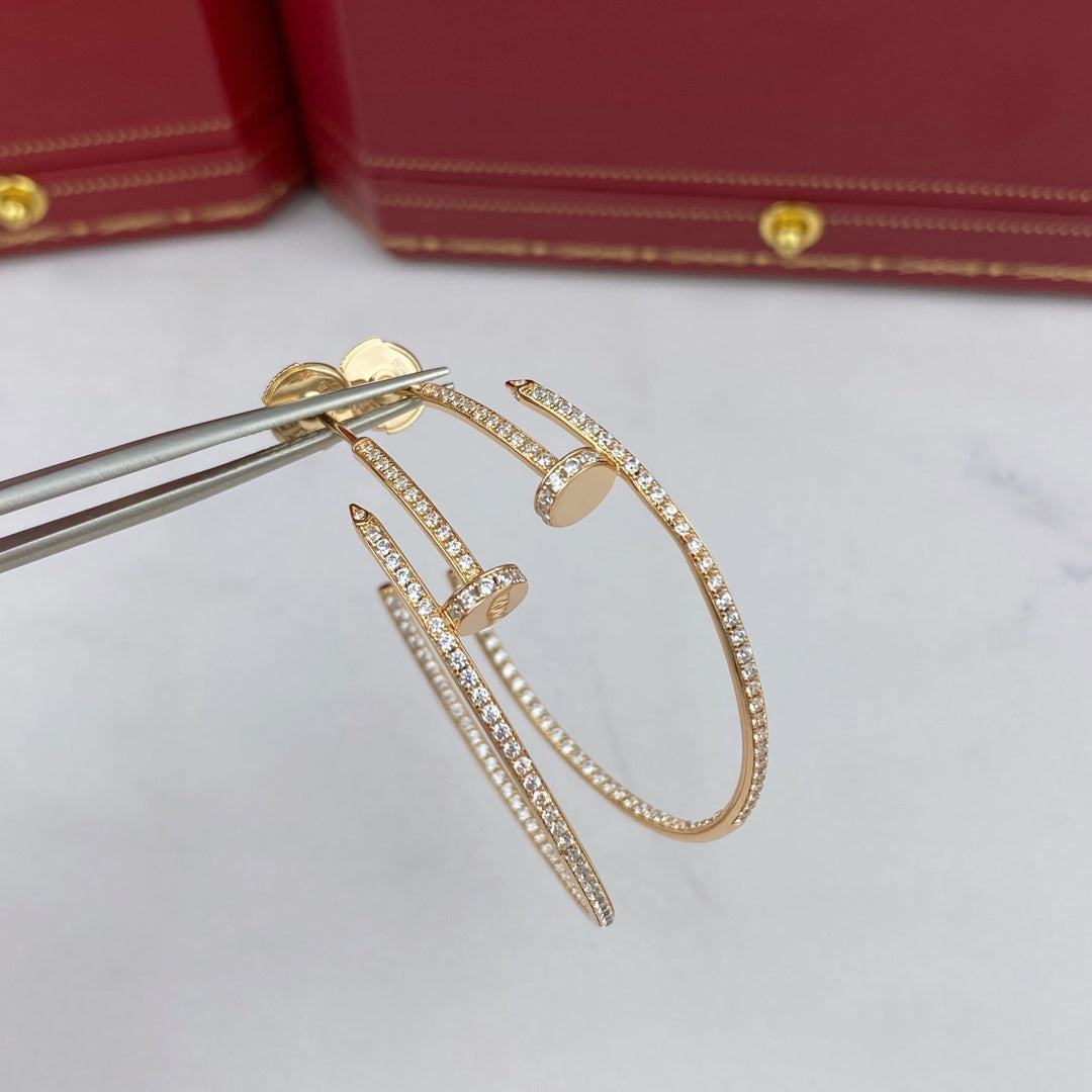 [BloomBling]JUSTE EARRINGS FULL DIAMONDS 1.8MM