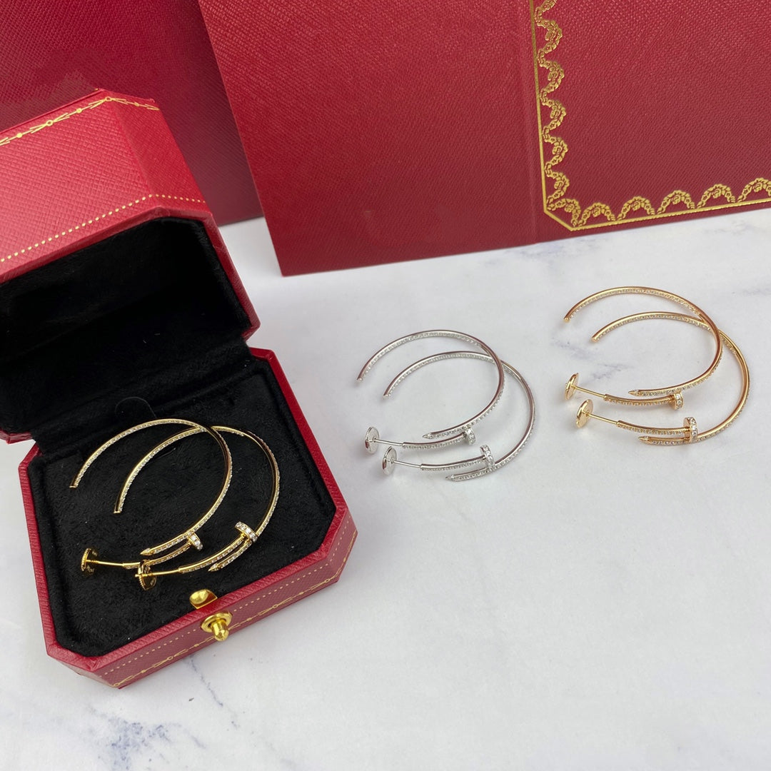 [BloomBling]JUSTE EARRINGS FULL DIAMONDS 1.8MM