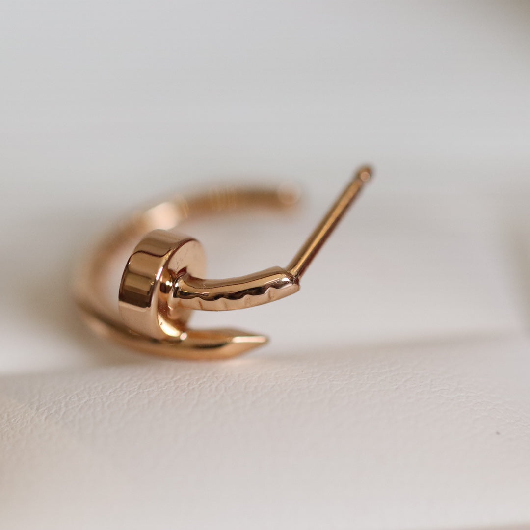 [BloomBling]JUSTE EARRINGS PINK GOLD