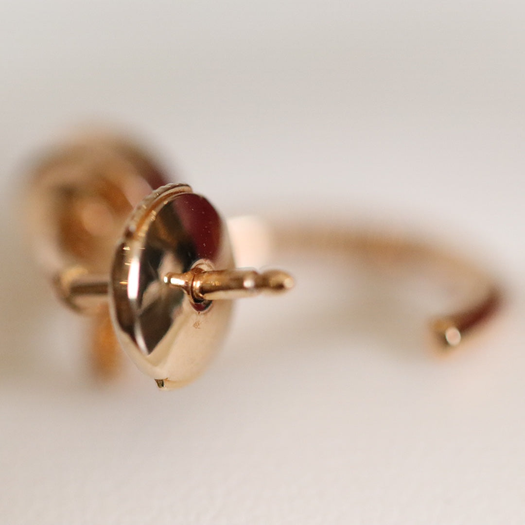 [BloomBling]JUSTE EARRINGS PINK GOLD