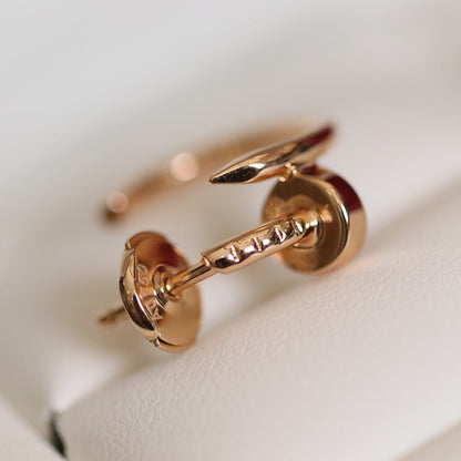[BloomBling]JUSTE EARRINGS PINK GOLD