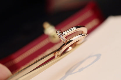 [BloomBling]JUSTE RING 2.65MM PINK GOLD DIAMOND