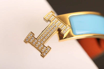 [BloomBling]H CLOUD BLUE BRACELET GOLD DIAMOND