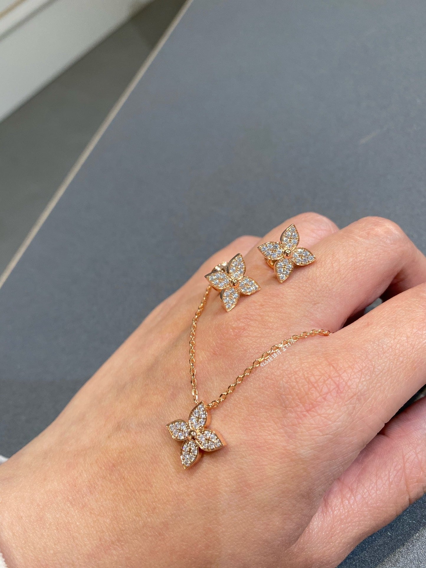 [BloomBling]STAR DIAMOND NECKALCE