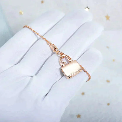[BloomBling]AMULETTE PEDANT ROSE GOLD NECKLACE