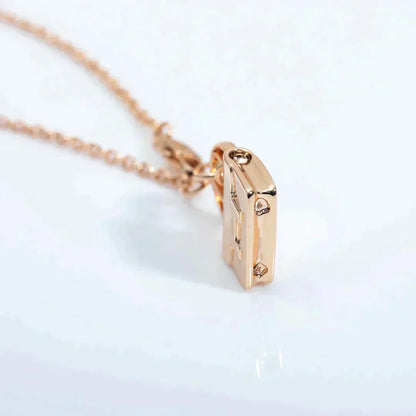 [BloomBling]AMULETTE PEDANT ROSE GOLD NECKLACE