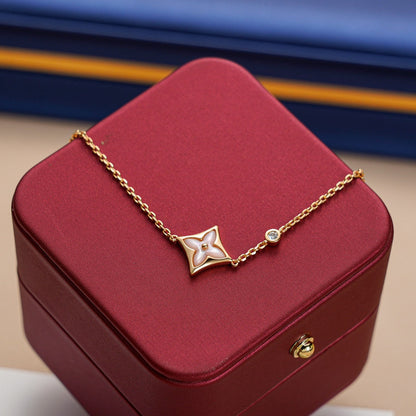 [BloomBling]STAR 1 DIAMOND PINK GOLD BRACELET