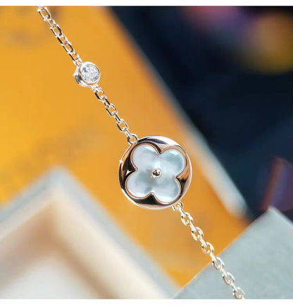 [BloomBling]SUN MOP GOLD 1 DIAMOND NECKLACE