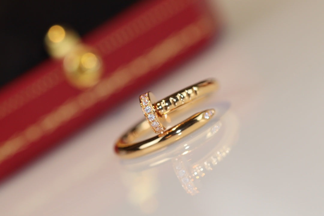 [BloomBling]JUSTE RING 2.65MM GOLD DIAMOND