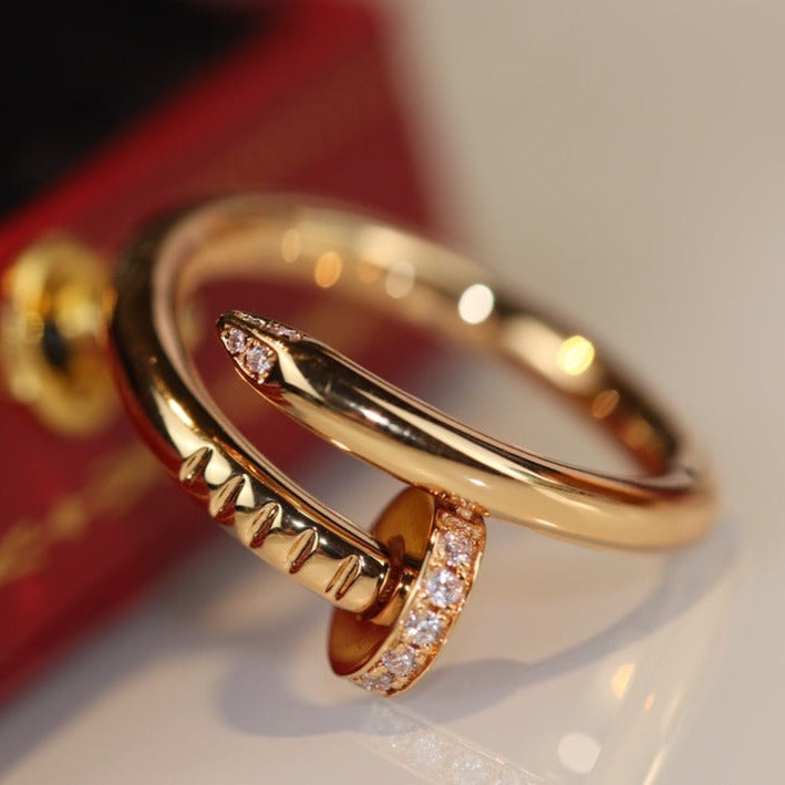 [BloomBling]JUSTE RING 2.65MM GOLD DIAMOND