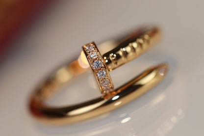 [BloomBling]JUSTE RING 2.65MM GOLD DIAMOND