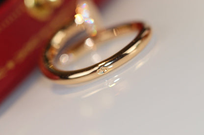 [BloomBling]JUSTE RING 2.65MM GOLD DIAMOND