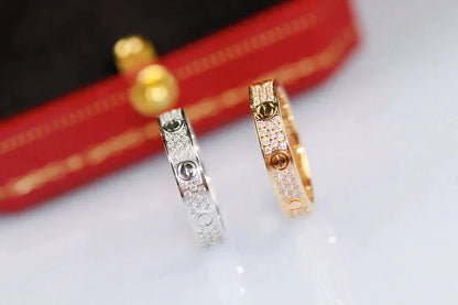 [BloomBling]LOVE RING 3.6MM DIAMOND PAVED