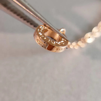 [BloomBling]ZERO 1 NECKLACE PINK GOLD