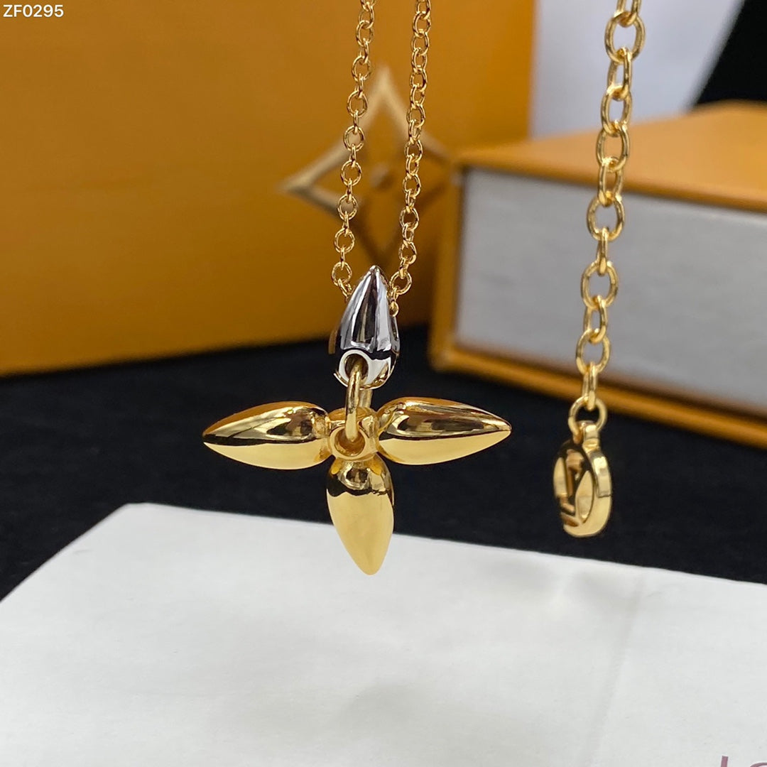 [BloomBling]LOUISETTE PEDANT GOLD NECKLACE