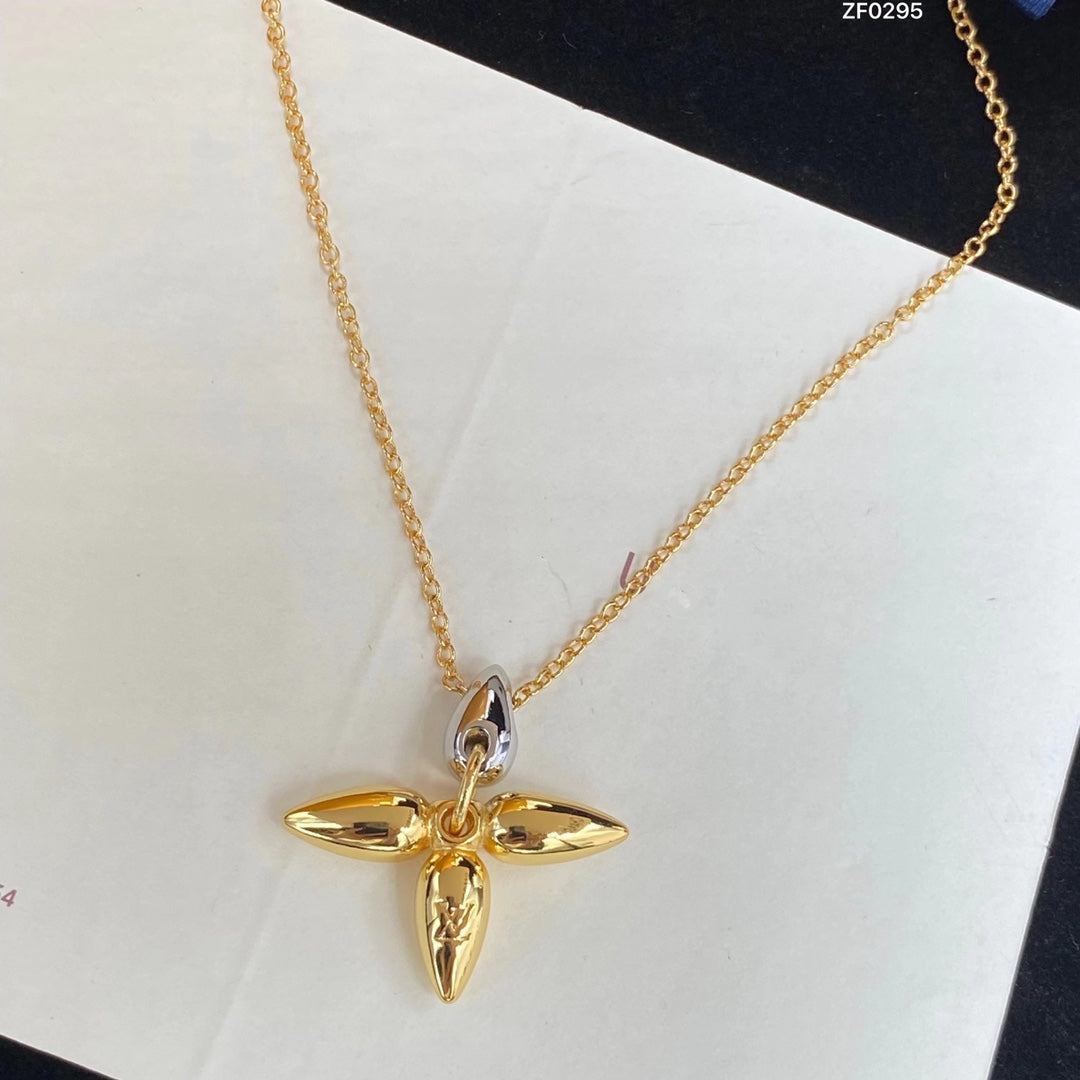 [BloomBling]LOUISETTE PEDANT GOLD NECKLACE