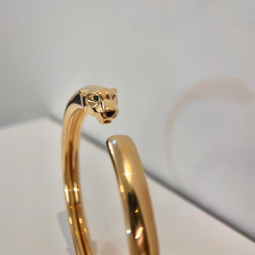 [BloomBling]PANTHERE GOLD OPEN BRACELET