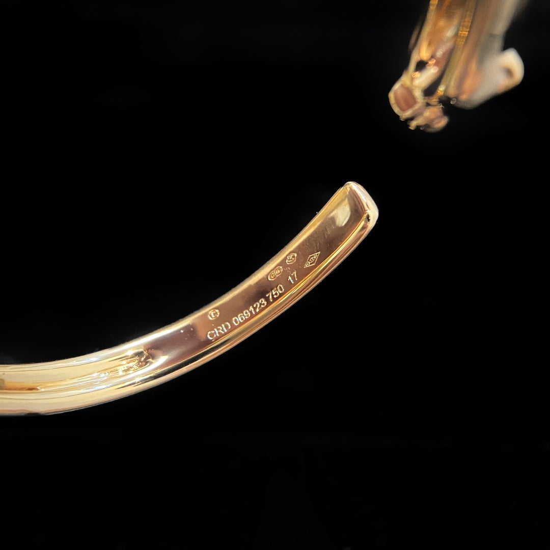 [BloomBling]PANTHERE GOLD OPEN BRACELET