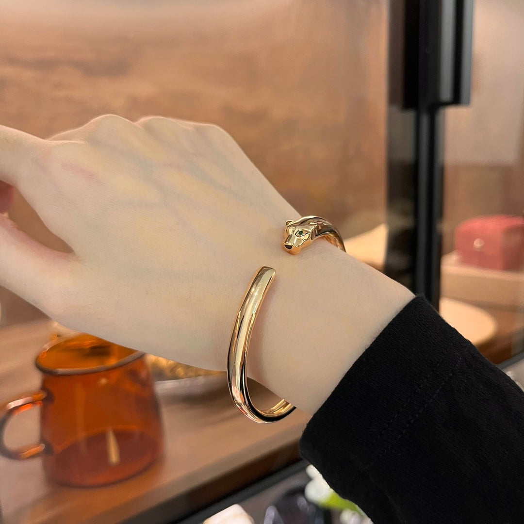 [BloomBling]PANTHERE GOLD OPEN BRACELET
