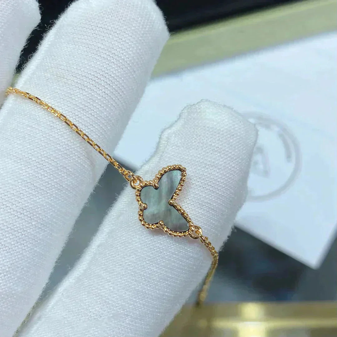 [BloomBling]BUTTERFLY DARK MOP BUTTERFLY BRACELET