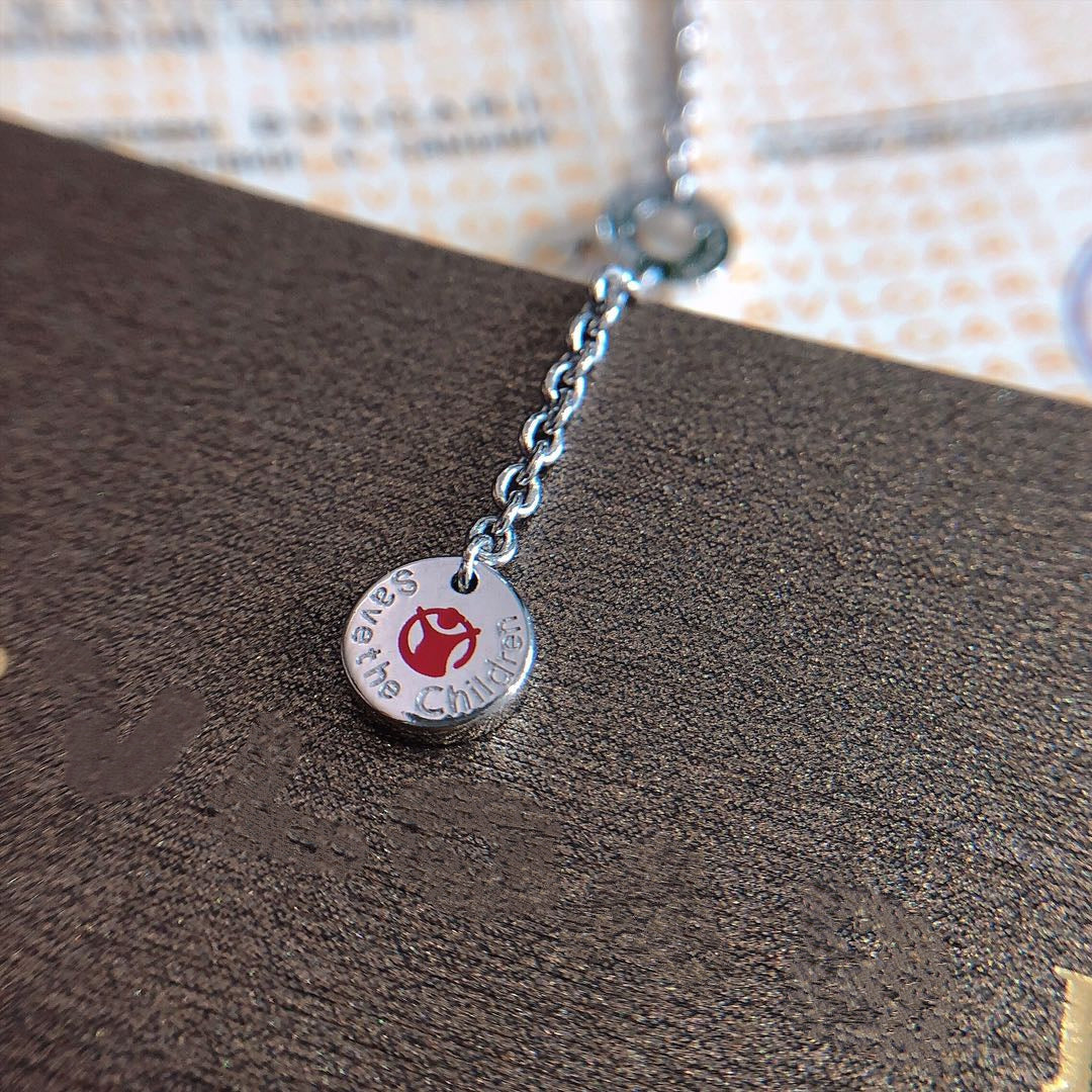 [BloomBling]ZERO 1 BLACK CERAMIC SILVER NECKLACE