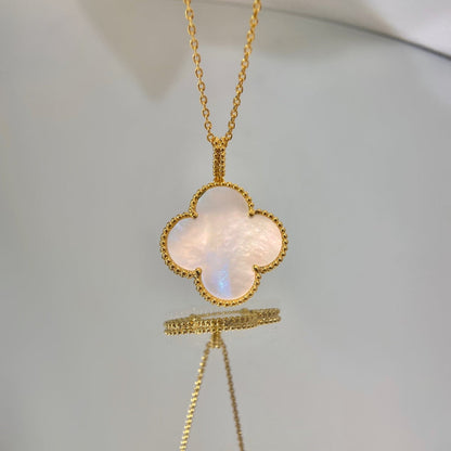 [BloomBling]CLOVER 25MM MOP LARGE PENDANT NECKLACE