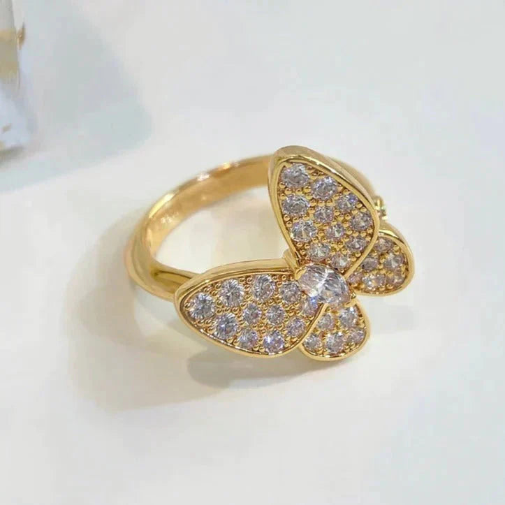 [BloomBling]BUTTERFLY DIAMOND RING