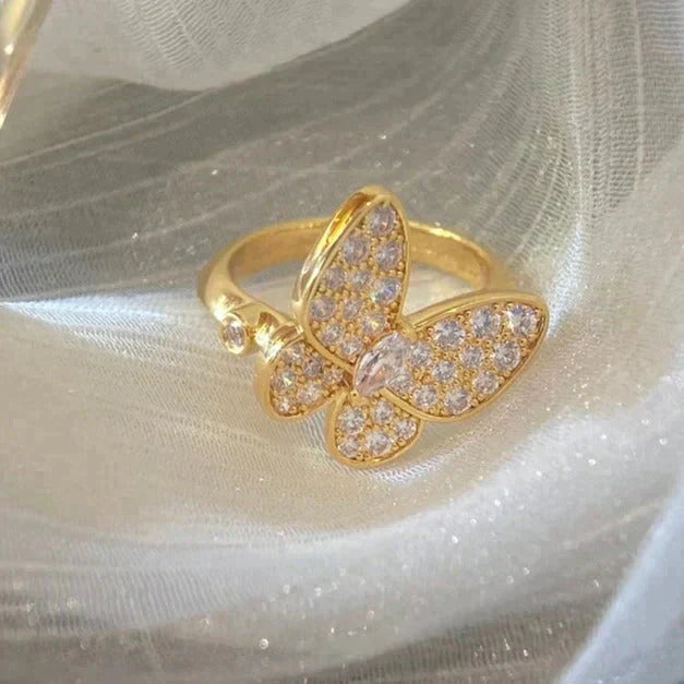 [BloomBling]BUTTERFLY DIAMOND RING