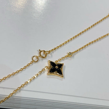[BloomBling]STAR BLACK MOP NECKLACE
