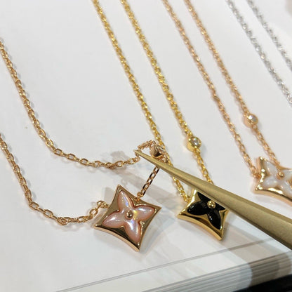 [BloomBling]STAR BLACK MOP NECKLACE