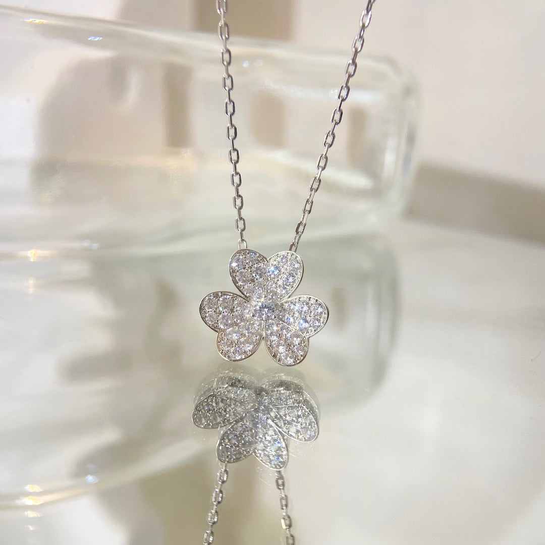 [BloomBling]FLOWER DIAMOND NECKLACE