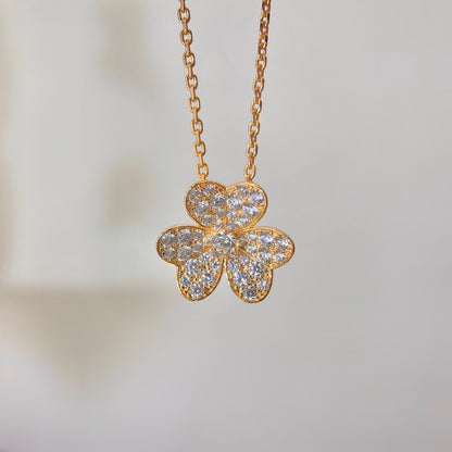 [BloomBling]FLOWER DIAMOND NECKLACE