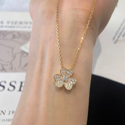[BloomBling]FLOWER DIAMOND NECKLACE