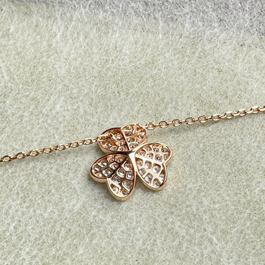 [BloomBling]FLOWER DIAMOND NECKLACE