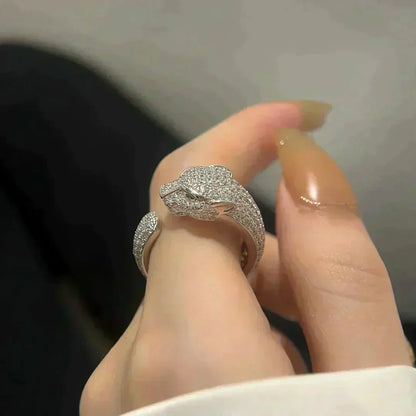[BloomBling]PANTHERE 5.5MM ALL DIAMOND RING