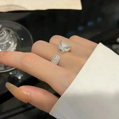 [BloomBling]PANTHERE 5.5MM ALL DIAMOND RING