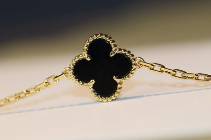 [BloomBling]CLOVER 20 MOTIFS ONYX ROSE GOLD