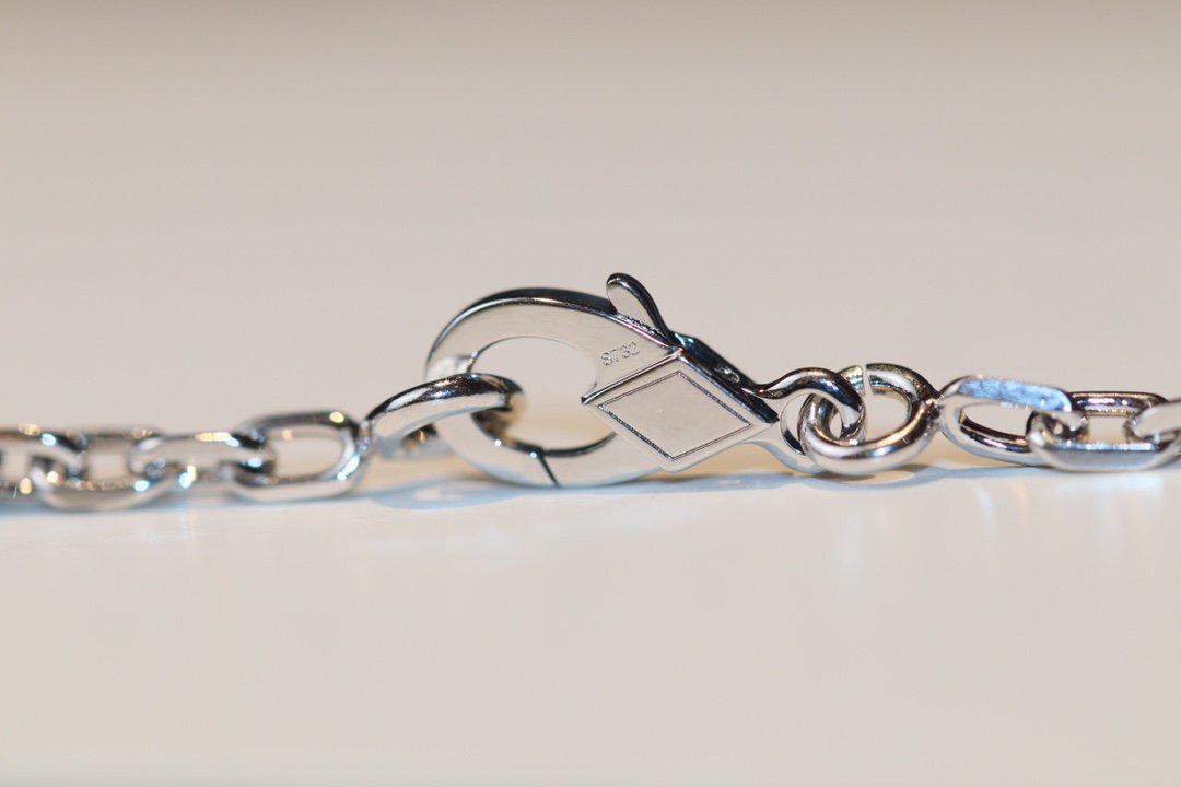 [BloomBling]CLOVER 20 MOTIFS ONYX DIAMOND SILVER