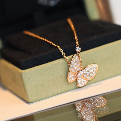 [BloomBling]BUTTERFLY DIAMOND NECKLACE