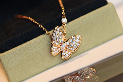 [BloomBling]BUTTERFLY DIAMOND NECKLACE