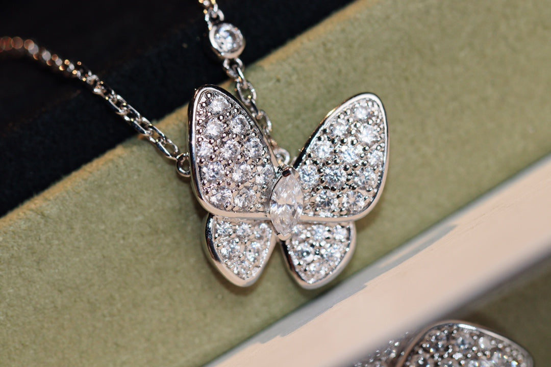 [BloomBling]BUTTERFLY DIAMOND NECKLACE